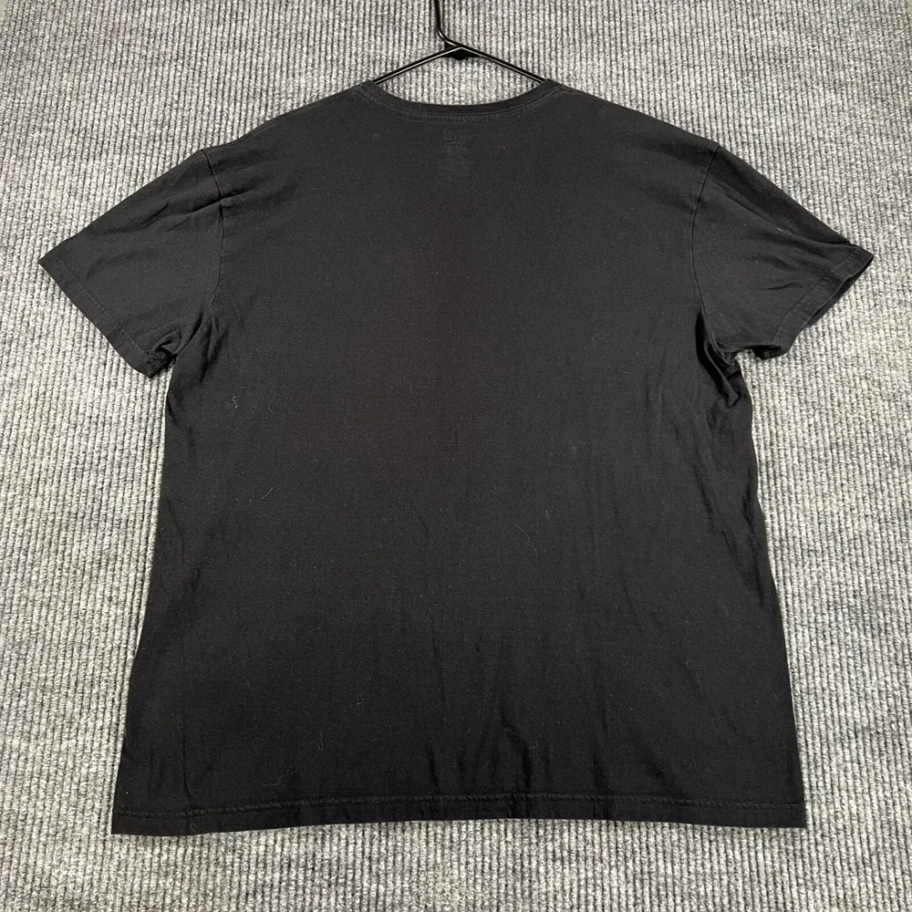 Polo Ralph Lauren Shirt Mens XL Extra Large Black Short Sleeve V Neck Casual